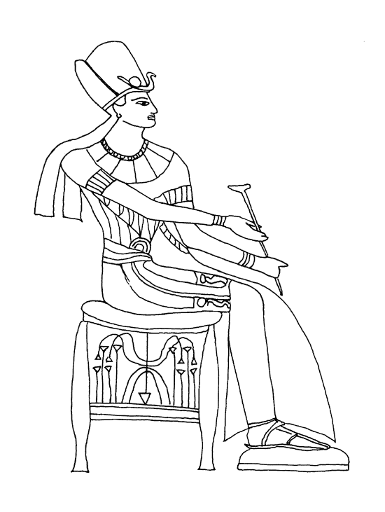 Faraón sentado