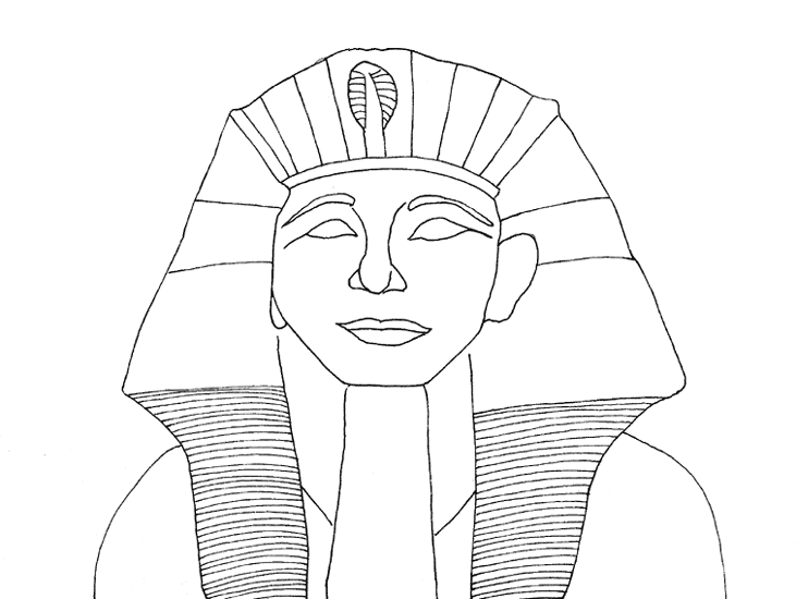 El faraón con el Nemes