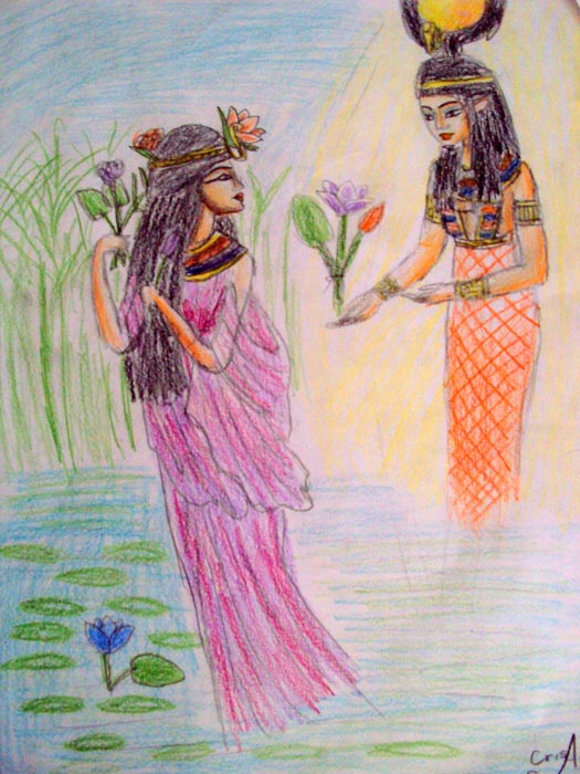 Cleopatra y Hathor
