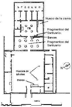 Plano del templo, segun B.J. Kemp