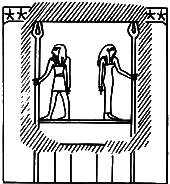 Imagen 3. Las dos eternidades Neneh y Dyet como soportes del cielo. Erik Hornung, Der Ägyptische Mythos von der Himmelskuh