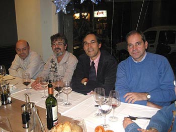 De izquierda a derecha: Victor Rivas, Andrés Ayén, Josep Comerma, Javier Uriach
