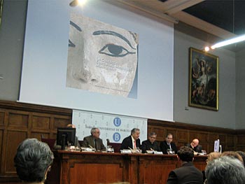 Presentación en la Universidad de Barcelona el 15 de febrero de 2008