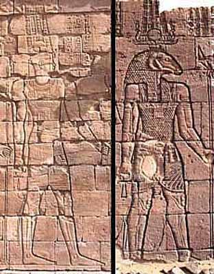 Distintas formas iconográficas de Amón en Nubia