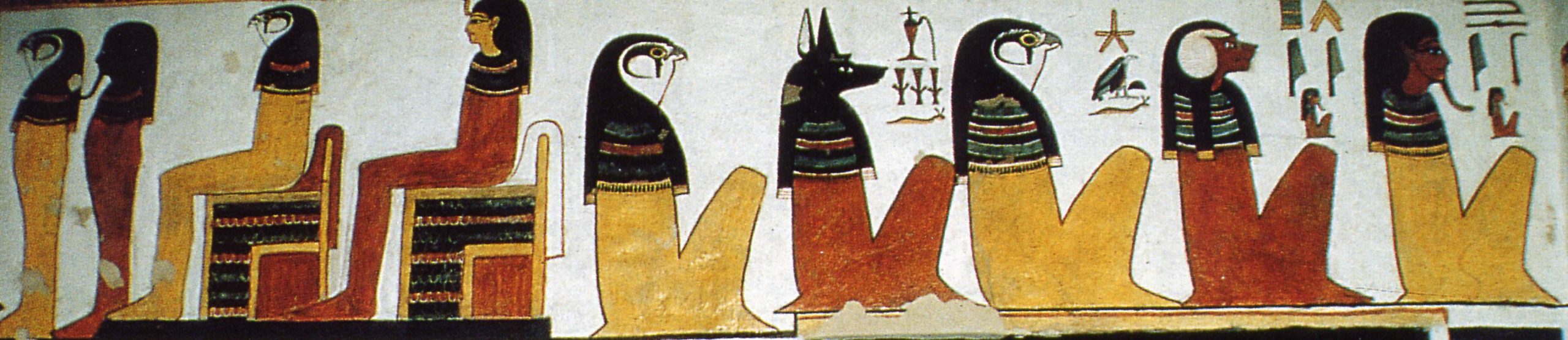 Imagen 6. Muro norte. Horus y los 4 hijos de Horus