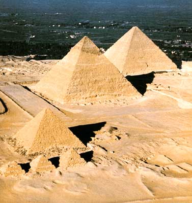 Las pirámides de la meseta de Guiza